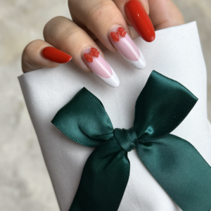 Rękaw do zdjęć paznokci White CHARMS 5 Szt